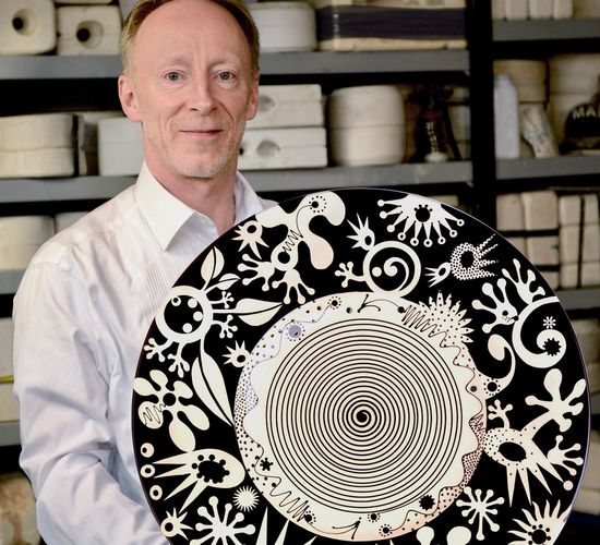 Mark Dally Masterclass. The Dynamic Surface;  Slip trailing and Paper  Resist