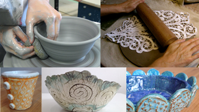 One day Clay course with return to glaze session. 